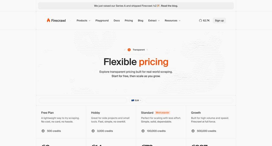 Firecrawl
				help ui page example