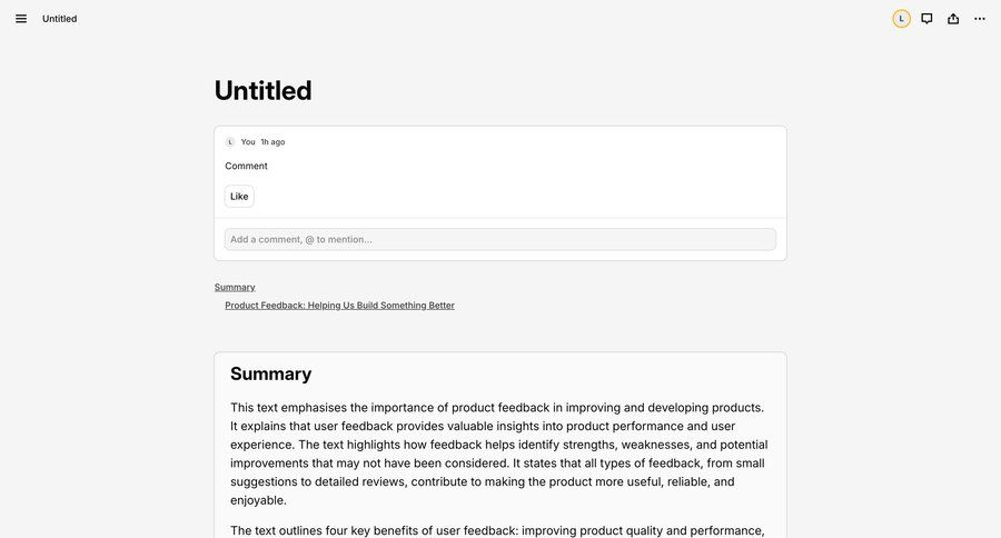 Dovetail
			 team collaboration ui page example
