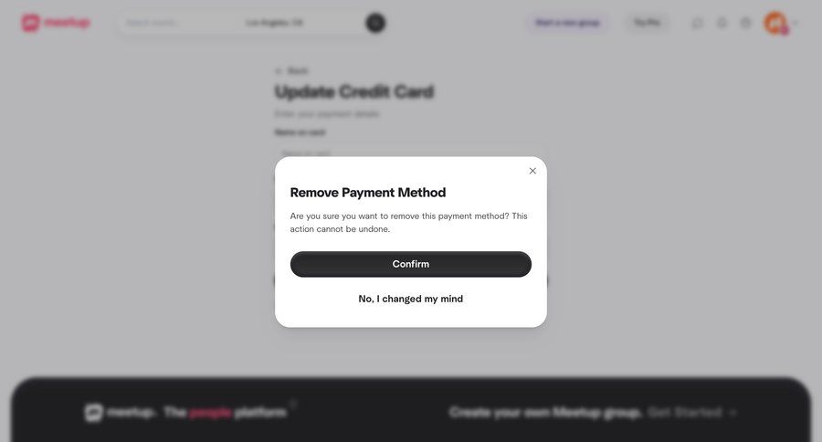 Meetup
				modal & popover ui page example