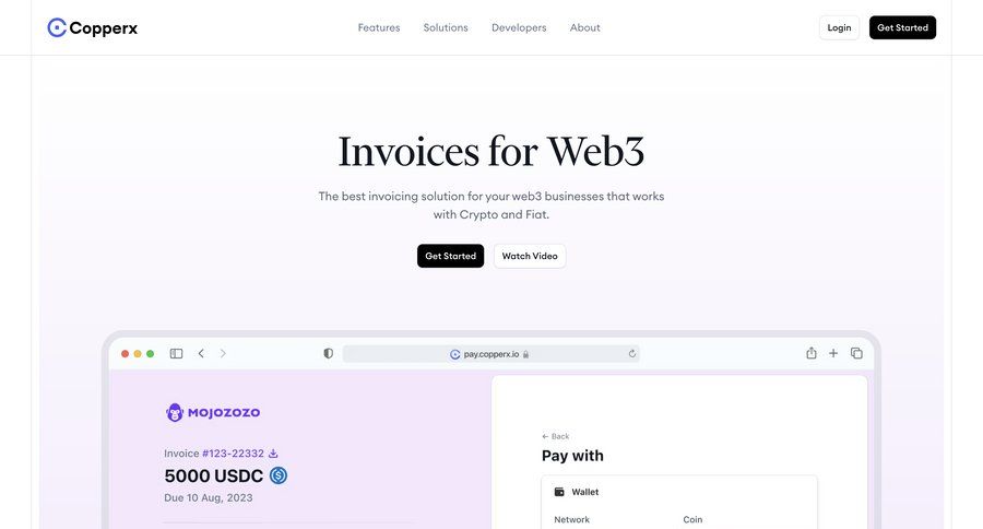 Copperx
			   ux ui design