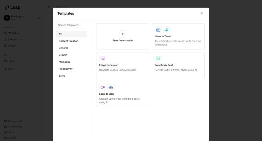 Leap
			  ux ui design