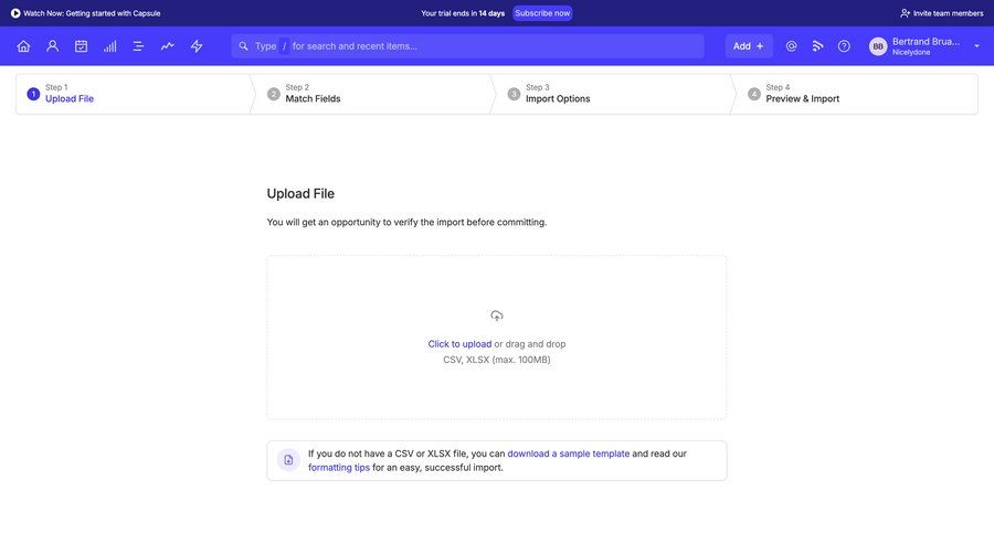 Capsule
			 data management form file upload drag and drop upload file ui page example