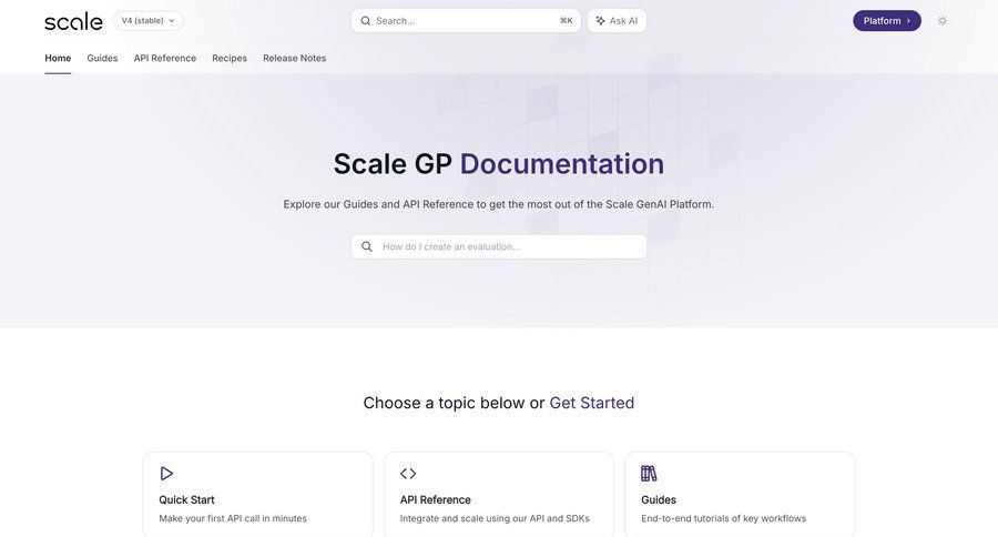 Scale
				home ui page example