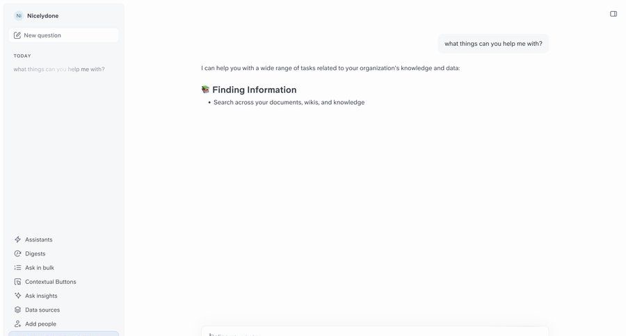 Super
			 sidebar navigation conversational ui trial banner ui page example