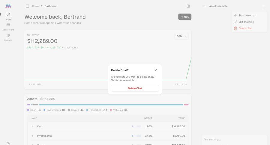 Maybe Finance
				home ui page example