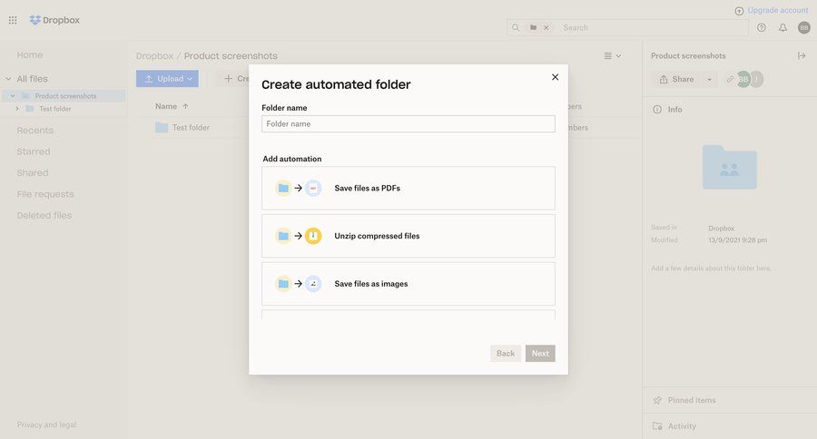 Dropbox
			       ux ui design