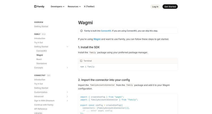 Family
				article ui page example