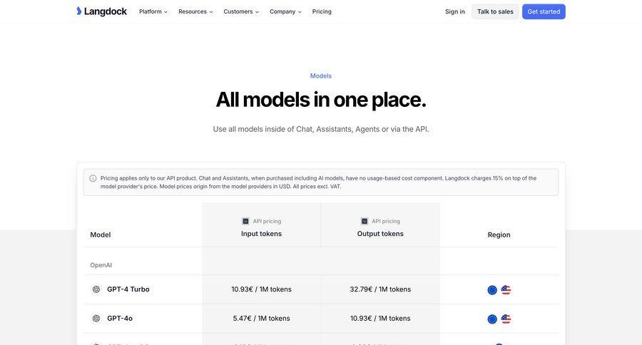 Langdock
			plans & pricing product page tools payment history service plans pricing plans subscription plans payment options payment page payment confirmation pricing packages pricing calculator ui page example