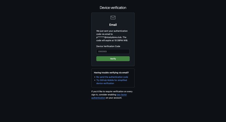 Bloom
			verification account setup security settings email verification ui page example