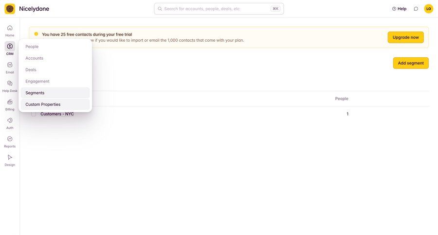 Outseta
			 dashboard account management onboarding full-screen layout alert navigation menu menu table ui page example