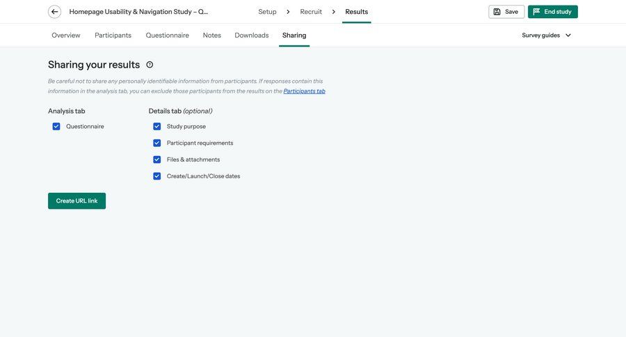Optimal
			 configuration user research ui page example