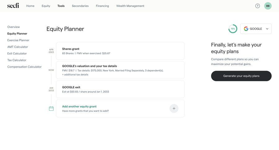 Secfi
			 finance payment history call to action sidebar generate service plans pricing plans subscription plans price payment options premium product packages progress timeline ui payment page payment confirmation pricing packages pricing calculator ui page example