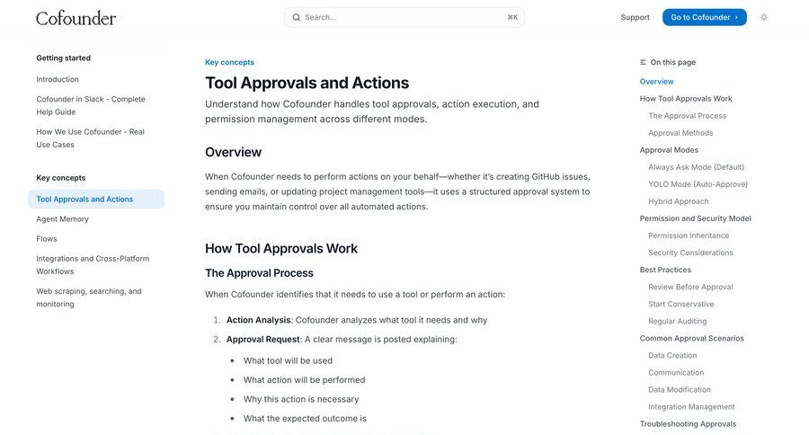 Cofounder
			 integration management permission management ui page example