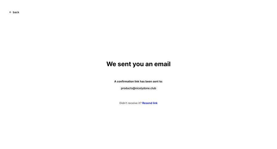Fabric
				information state ui page example