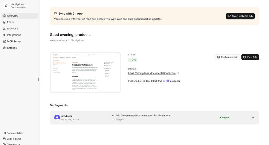 Documentation.AI
				home ui page example