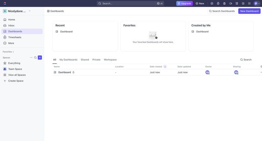 ClickUp
			list navigation dashboard project management sidebar create navigation menu navigation bar menu navigation links data visualization navigation buttons task management dashboard table ui page example
