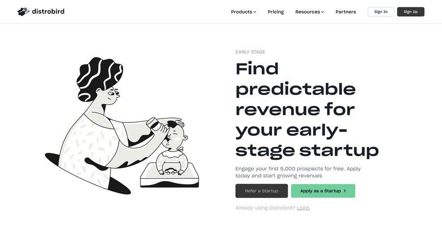Distrobird
			 free account competition alternatives b2b website crm dashboard pricing calculator ui page example