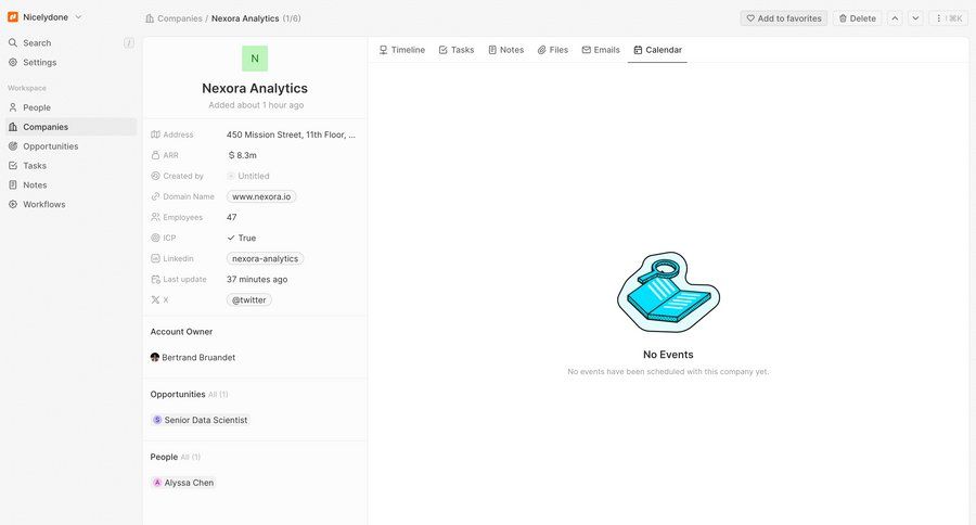 Twenty
			 dashboard calendar events data display content hierarchy ui page example