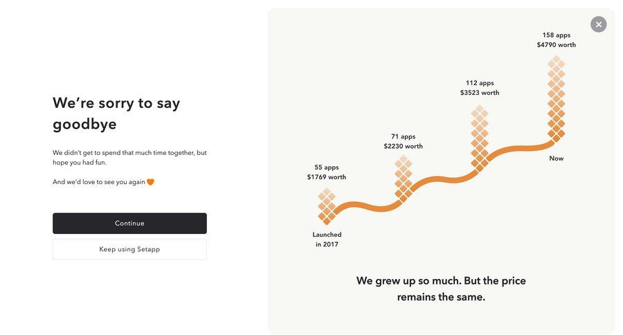 Setapp
			    ux ui design