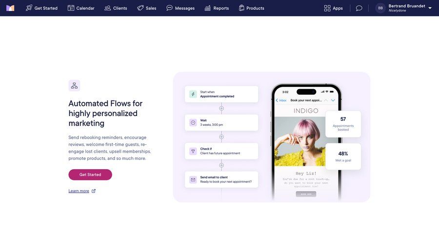 Mangomint
			 grid automation marketing automation customer engagement content hierarchy ui page example