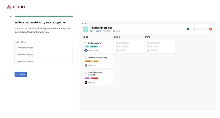 Asana
			         ux ui design