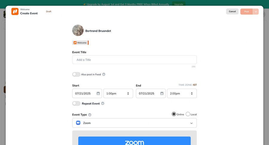 Mighty
			 form create date picker time picker event management ui page example