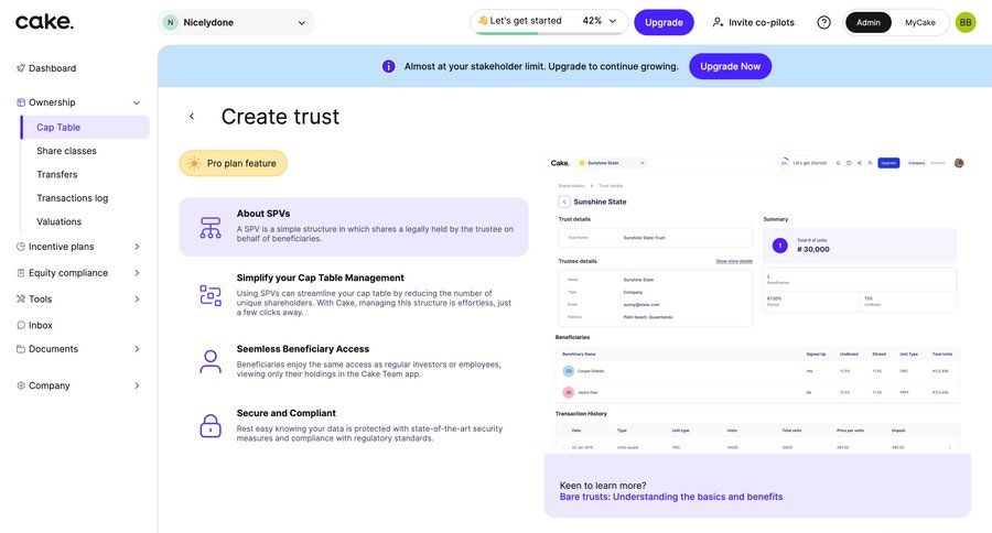 Cake
			 paywall ui page example