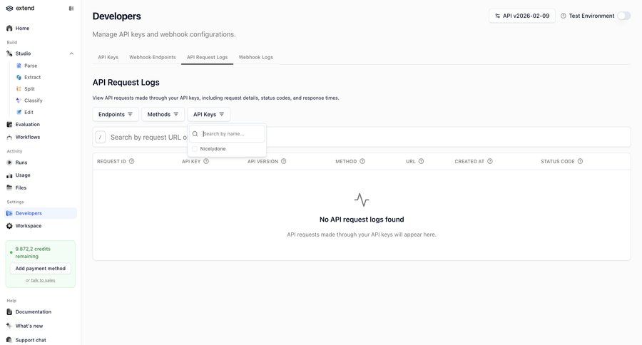 Extend
			 developer portal empty state illustration ui page example