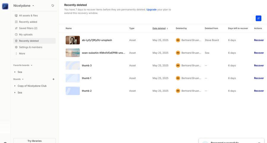 Air
			list delete history data management grid file management sidebar table ui page example