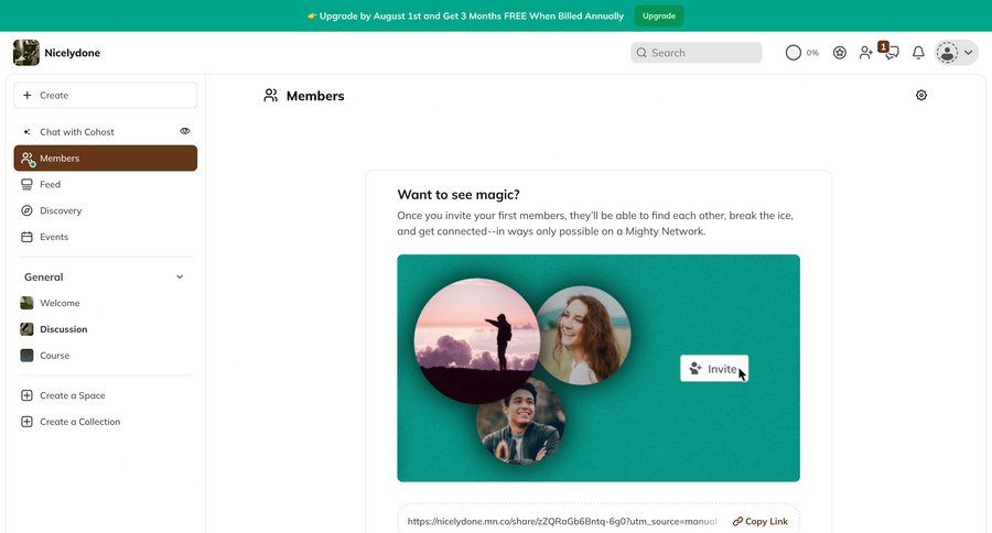 Mighty
			team information state team settings invite teammate sidebar navigation onboarding sidebar menu ui page example