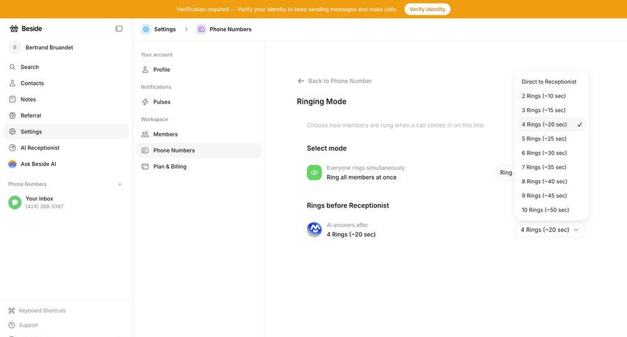 Beside
			 settings sidebar navigation artificial intelligence account management hierarchical navigation sidebar detail view communication modern configuration screen ui page example