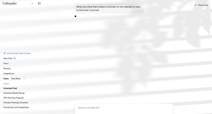 Cofounder
				home ui page example