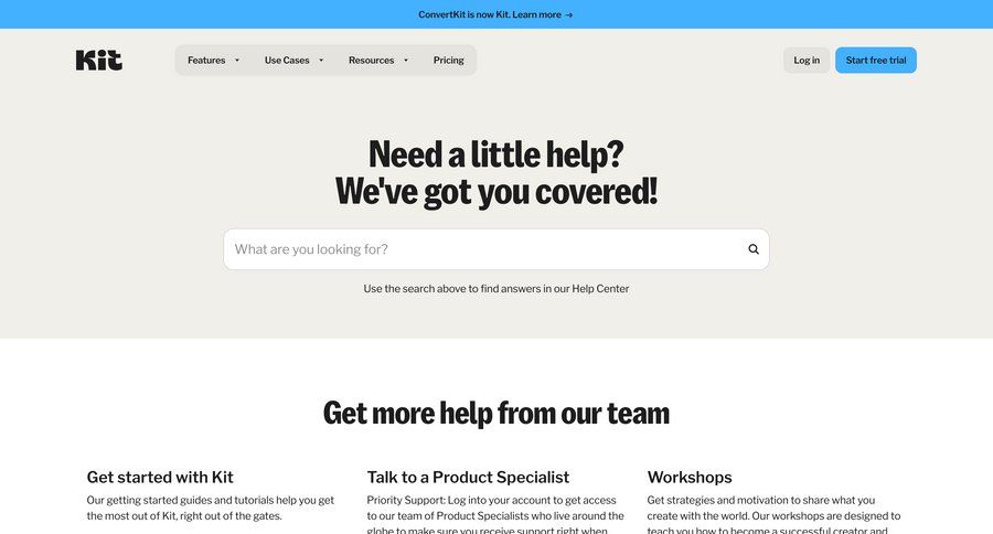 Kit
			 free templates doc docs blog templates contextual help affiliate program newsletter signup ui page example