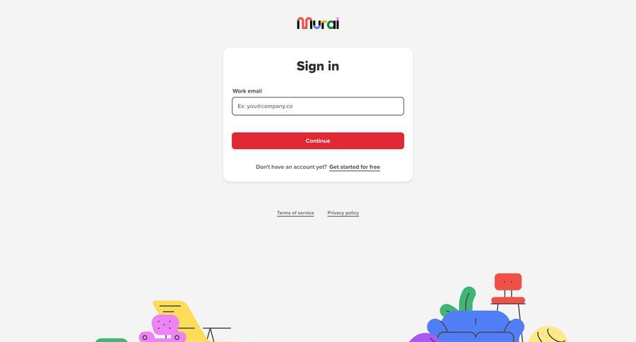 Mural
				signin page example