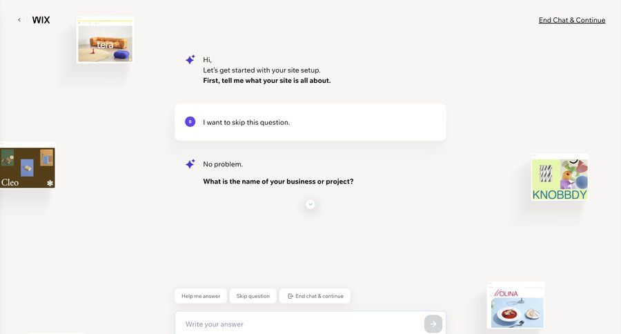 Mailchimp
			 chat interface ui page example