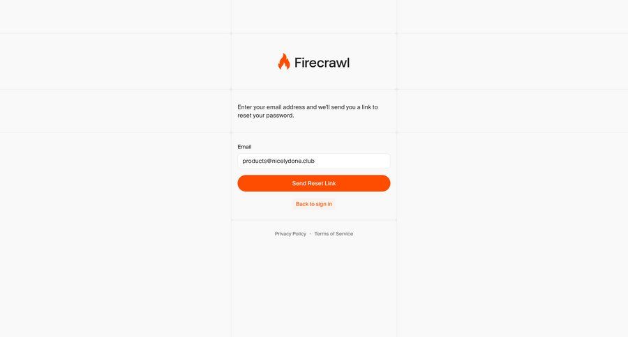 Firecrawl
			signin password reset form account settings form authentication security ui page example
