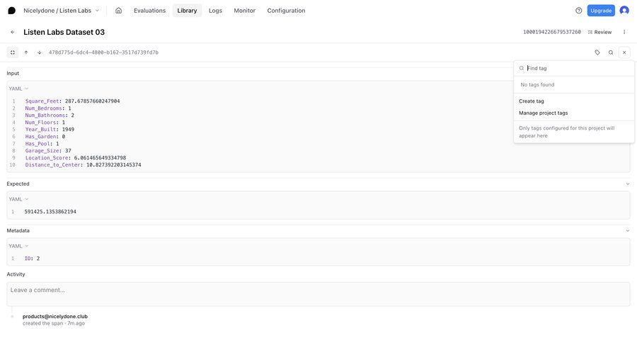 Braintrust
			 data management tagging tag management create information page detail view info view ui page example