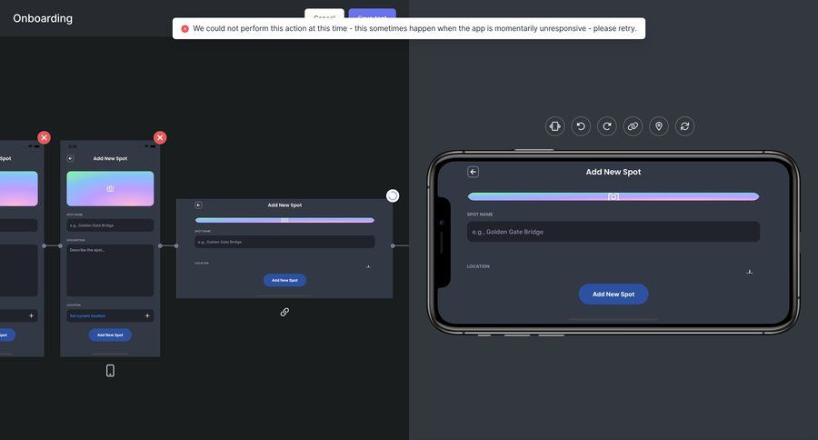Waldo
			 onboarding form alert mapping ui page example