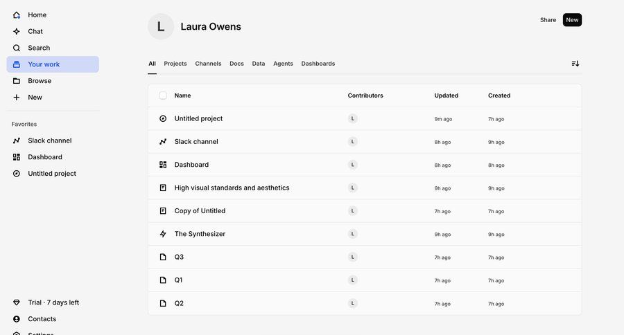 Dovetail
				profile ui page example