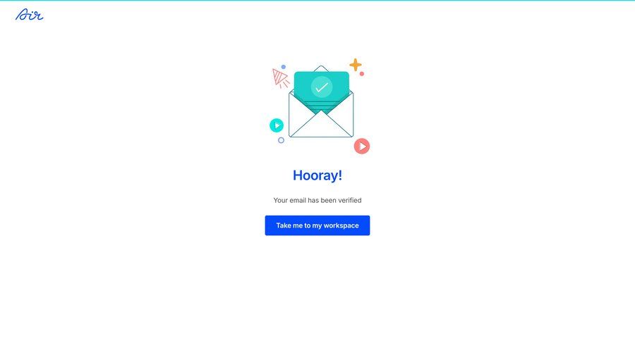 Air
				success state ui page example