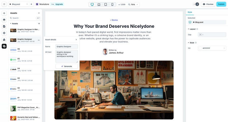 Instant
			 content management sidebar navigation editor design upload image file upload modal wysiwyg sidebar generate file uploader blog post upload file upload media upload documents assets media assets file upload ui file picker avatar upload ui page example