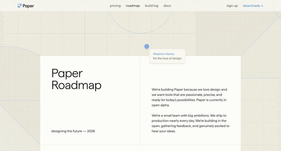 Paper
				timeline ui page example