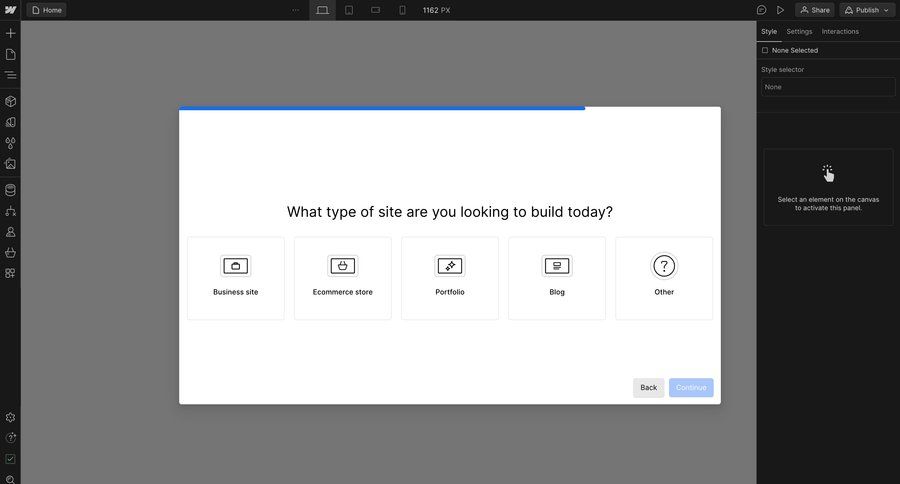 Webflow
			   ux ui design