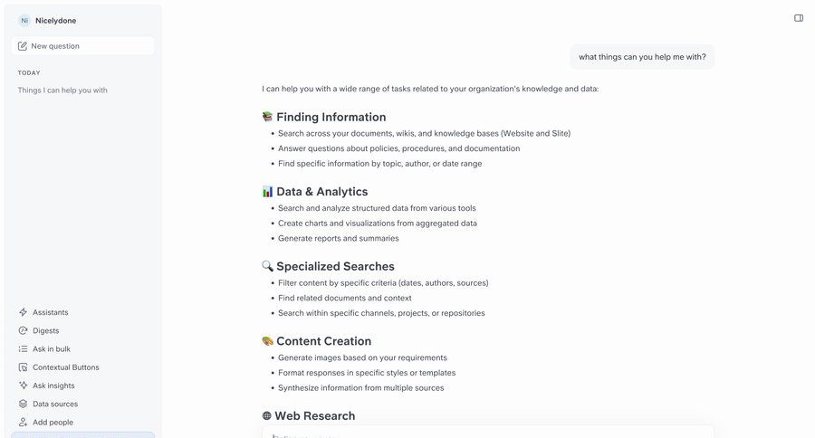 Super
			 sidebar navigation trial banner conversational interface ai chat ui page example