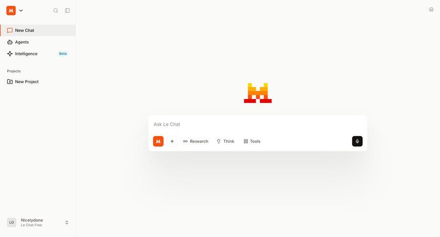Mistral
				empty state ui page example