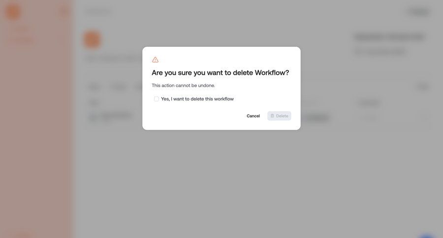 Qatalog
			delete warning state modal screen data management delete workflow management confirmation confirmation screen confirmation message ui page example