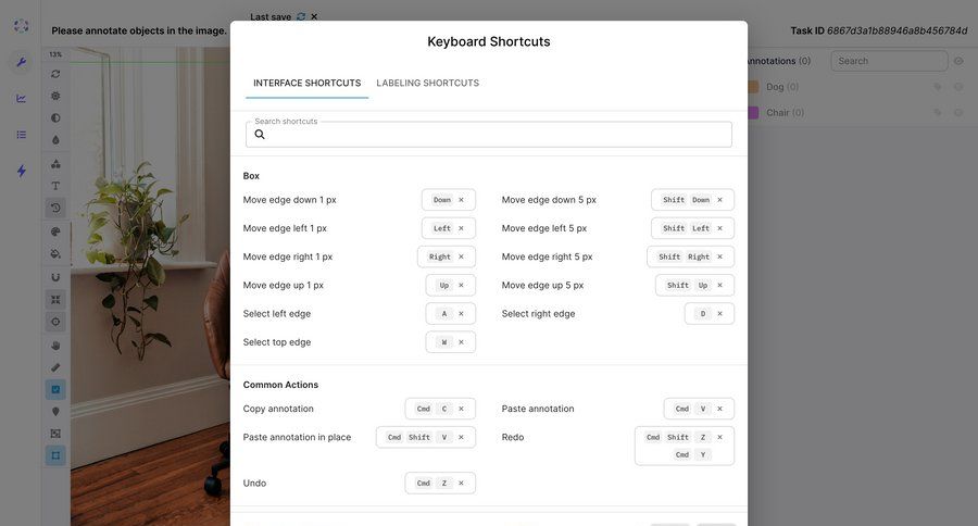 Scale
			settings modal & popover keyboard shortcuts settings artificial intelligence keyboard shortcuts shortcuts ui page example