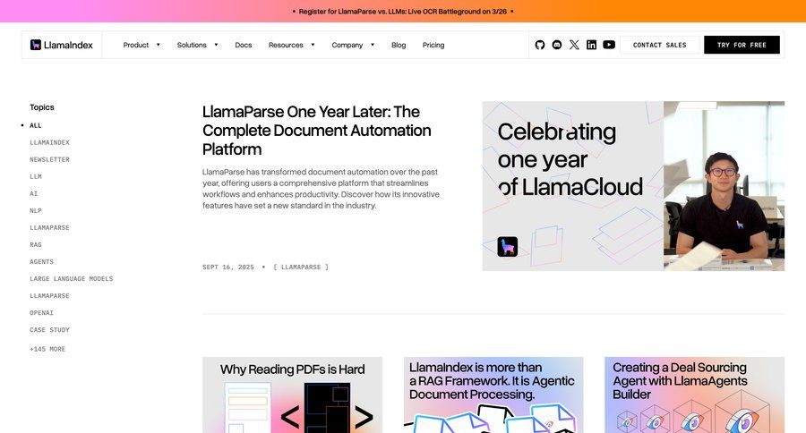 Llamaindex
				blog ui page example