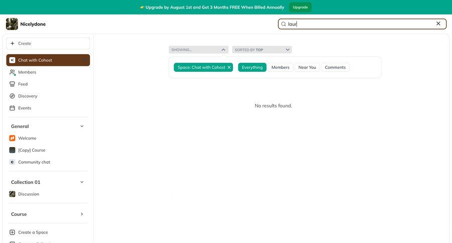 Mighty
			 navigation sidebar search bar search results ui page example