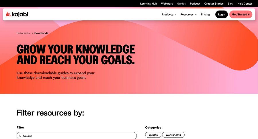 Kajabi
			content editor resources community editor wysiwyg download ui page example